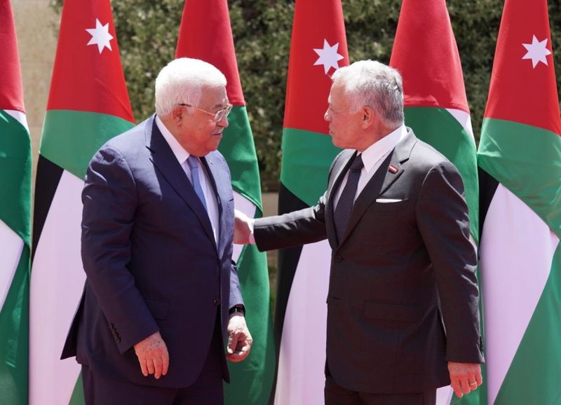 الرئيس يجتمع بالملك عبد الله الثاني ويطلعه على برنامج الإصلاح الشامل الذي تنفذه القيادة الفلسطينية