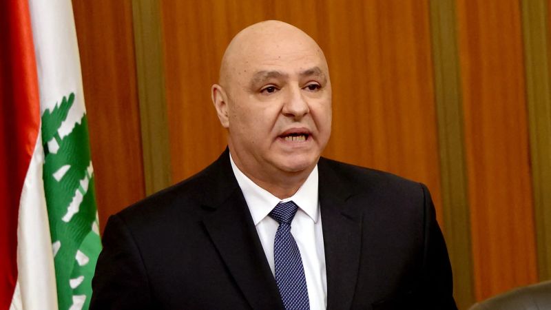 الرئيس اللبناني: لا لقاء مع نتنياهو قبل اتفاق أمني ووقف الاعتداءات الإسرائيلية