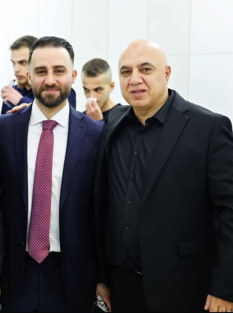 تهنئة مقدمة من شبكة الفجر الإعلامية إلى رجل الأعمال السيد سامر أبو حسيب بمناسبة عقد قران نجله الدكتور محمد