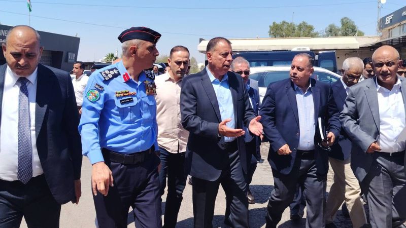 زيارة مفاجئة.. وزير الداخلية الأردني يتفقد جسر الملك حسين للمرة الثانية خلال أسبوع