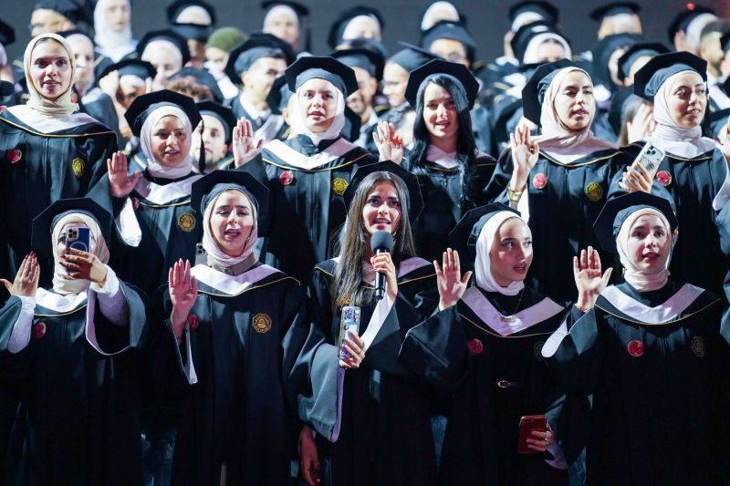 جامعة القدس تختتم فعاليات حفل تخريج الفوج الخامس والأربعين لكليات طب الأسنان والدعوة وأصول الدين والحقوق والأعمال والاقتصاد والعلوم والتكنولوجيا والعلوم التربوية والآداب
