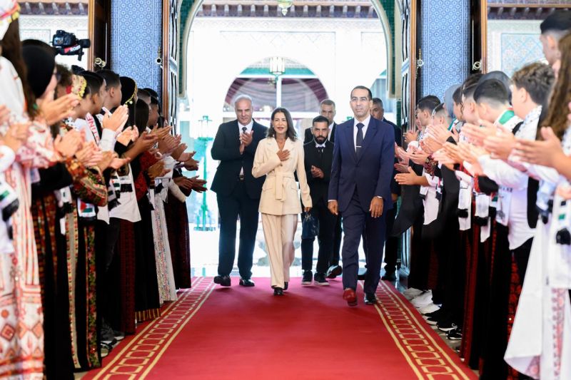 الرباط: الأميرة للا مريم تستقبل الأطفال المقدسيين المشاركين في مخيم “منارة السلام”