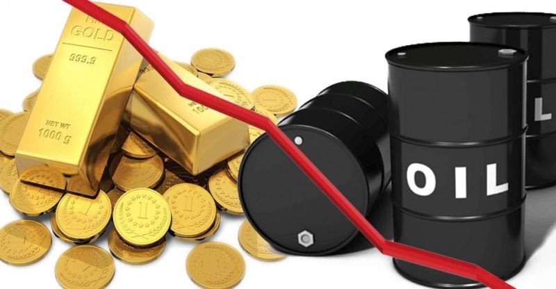 تراجع أسعار الذهب واستقرار النفط عالميا