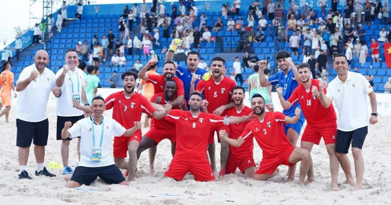 منتخب الشاطئية ينتصر على الصين ويقترب من التأهل في دورة الألعاب الآسيوية