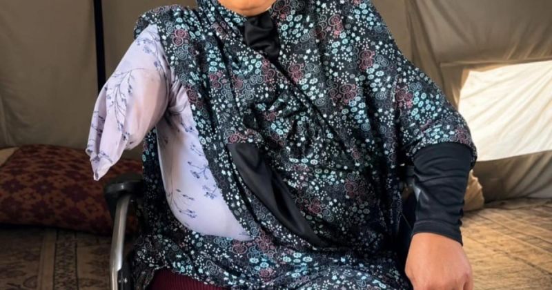 استشهد على حضنها.. مريم أبو وردة تستيقظ بلا يد و ساق وبلا ابنها ذي الـ14 عامًا