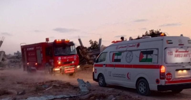 إصابة 3 مواطنين بحريق داخل خيمة نازحين في خانيونس