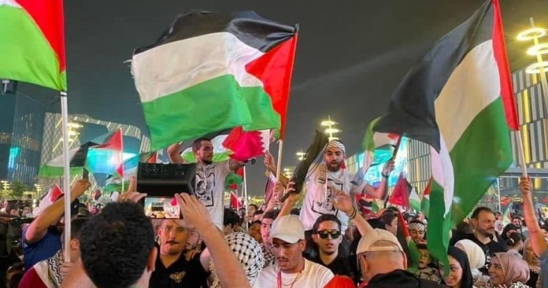بالفيديو: هتافات لفلسطين ترافق احتفالات الجماهير المصرية بعد الفوز في كأس العالم