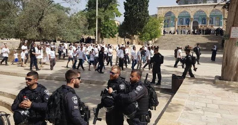 اقتحام 232 مستوطناً لباحات المسجد وسط تدابير أمنية مشددة