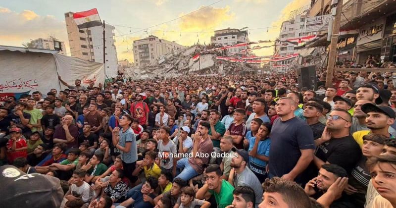 حشود جماهيرية في غزة تتفاعل مع ملحمة مصر والأرجنتين في كأس العالم