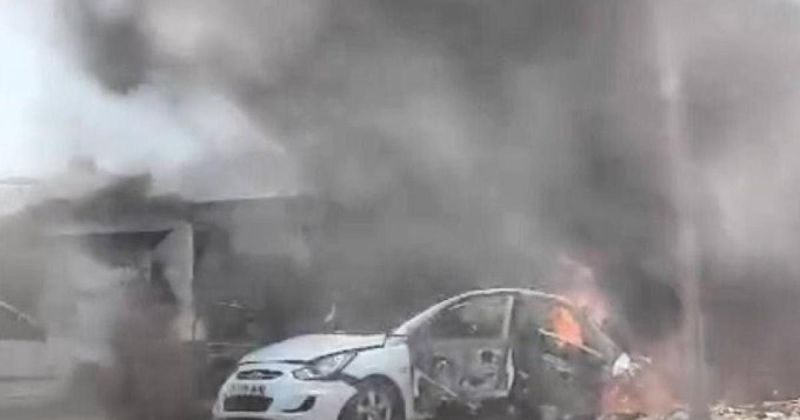 إصابات في قصف إسرائيلي استهدف مركبة مدنية بمدينة غزة