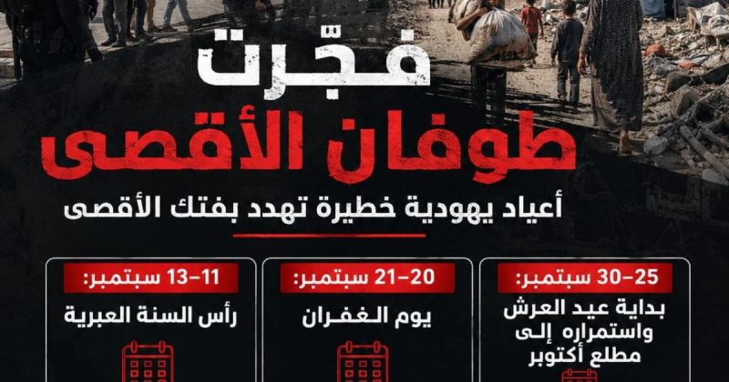 أعياد يهودية تهدد بفتك المسجد الأقصى