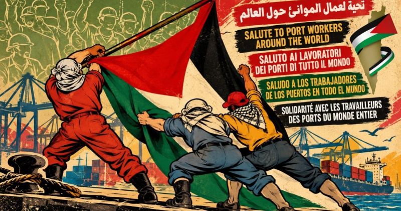 عمال فلسطين: إضراب الموانئ يجسد التضامن النقابي العالمي