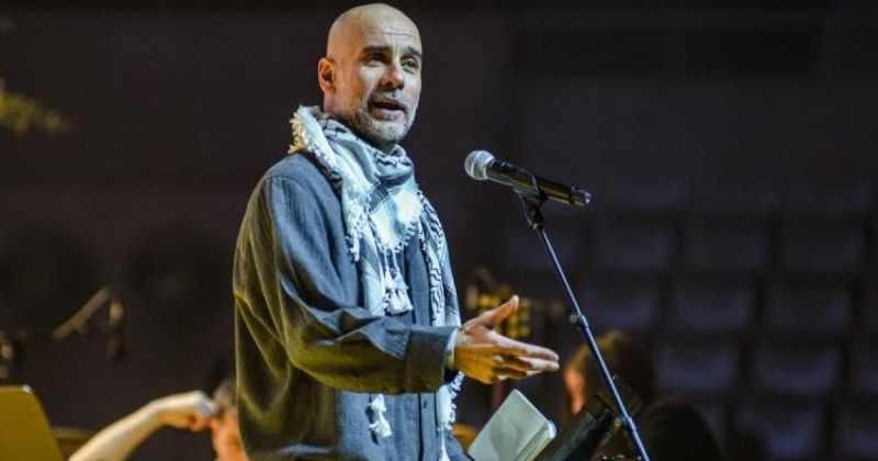غوارديولا يدعو لتحويل التضامن مع فلسطين إلى فعل