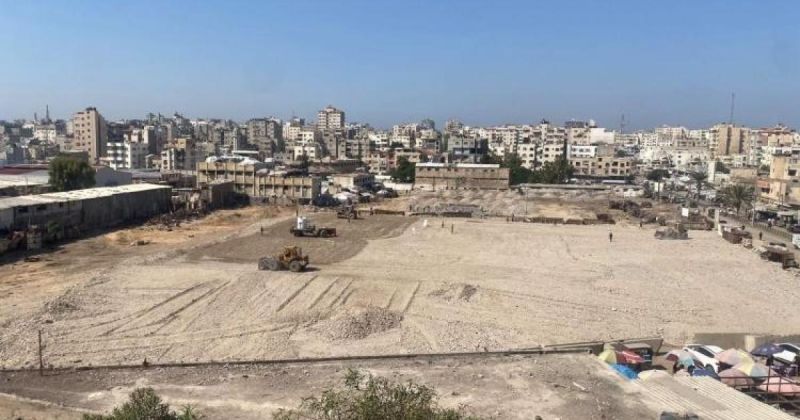 بلدية غزة تزيل 400 ألف متر مكعب من النفايات في سوق فراس