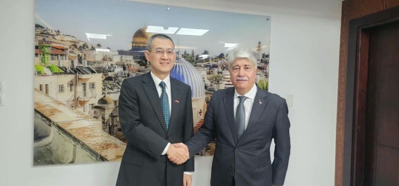 د.مجدلاني يطلع السفير الصيني على اخر المستجدات السياسية