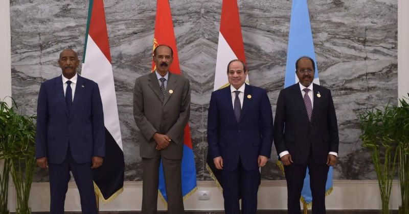 قمة العلمين الرباعية: تنسيق مصري سوداني صومالي إريتري لمواجهة التحديات الإقليمية