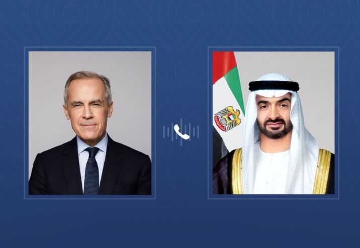 محمد بن زايد يبحث مع رئيس وزراء كندا أزمات المنطقة وسط تصعيد أمني في الخليج