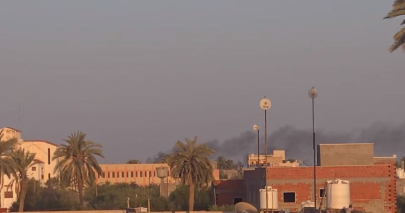 اشتباكات مسلحة غرب طرابلس وهروب سجناء من سجن صرمان