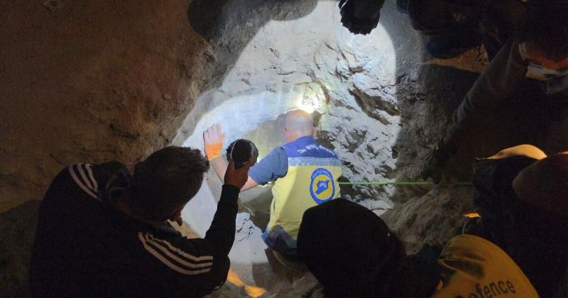 فاجعة في دير الزور: وفاة 3 شبان داخل كهف لاستخراج الجص