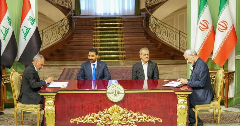 العراق وإيران يبرمان اتفاقاً إستراتيجياً شاملاً لتعزيز التعاون وحل الأزمات إقليمياً