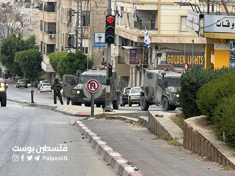 شهيد وإصابات خلال اقتحام قوات الاحتلال مدينة نابلس