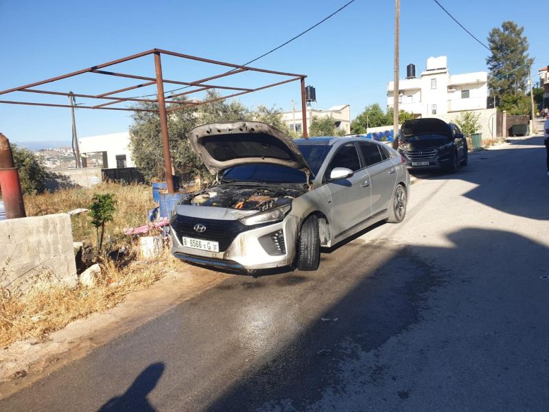 مستوطنون يعتدون على ممتلكات ومنازل المواطنين في قرية جيت شرق قلقيلية