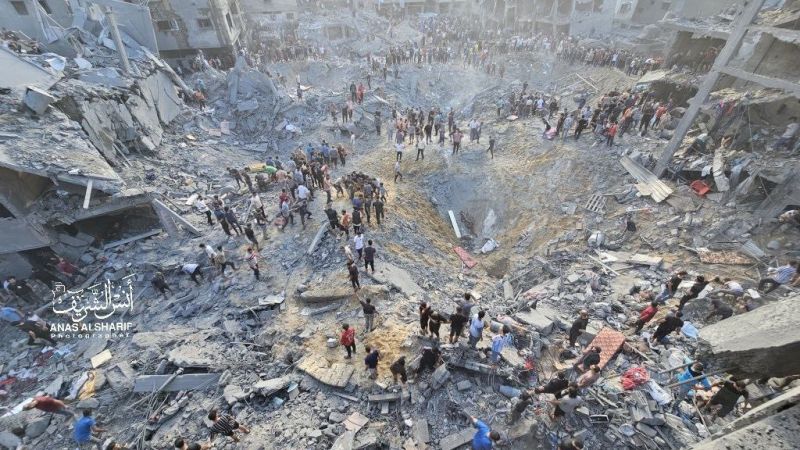 مخيم حلاوة شمال غزة.. حياة معلقة بين الخيام والرصاص