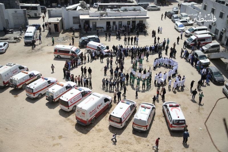 كوادر طبية في غزة تتضامن مع زملائها: استمرار اعتقال 83 جريمة حرب