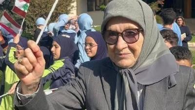 مها أبو خليل .. مناضلة فلسطينية ثمانينية اغتالتها إسرائيل في صور