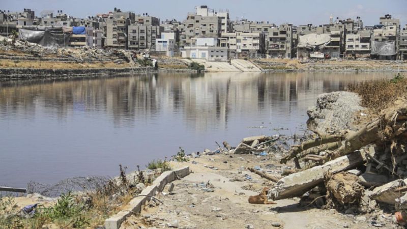 بلدية غزة تحذر من كارثة بيئية وشيكة في بركة الشيخ رضوان