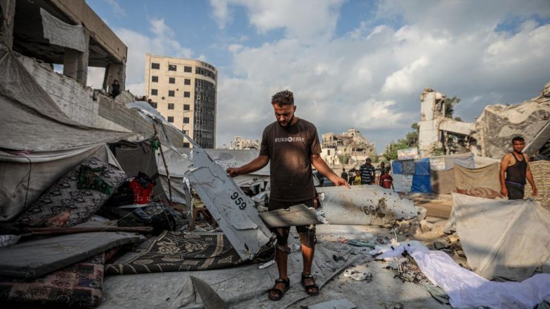 إصابات بقصف إسرائيلي استهدف منزلاً في مخيم المغازي وسط غزة