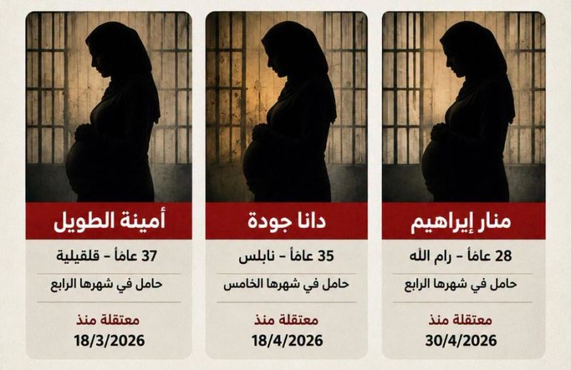 مطالبات بالإفراج عن ثلاث أسيرات حوامل محتجزات بظروف قاسية بسجن الدامون