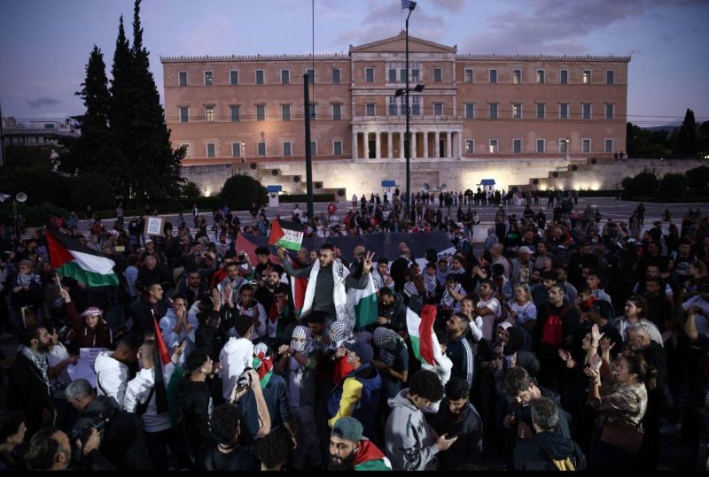 عشرات الفعاليات في اليونان دعما لفلسطين ومطالب بوقف التعاون مع الاحتلال