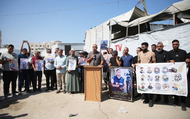 صحفيو غزة يحيون ذكرى استشهاد 6 من زملائهم بقصف إسرائيلي ويؤكدون مواصلة نقل الحقيقة