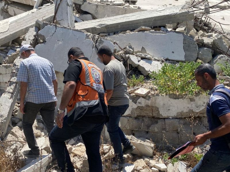 دفاع مدني غزة يعاين 8 مواقع لأنقاض يعتقد أنها تضم رفات 170 شهيدًا