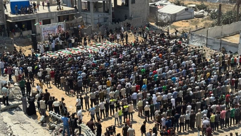 112 نعشًا لعائلتي أبو شريعة والحساينة تروي فصول الإبادة وأبشع مجازر غزة