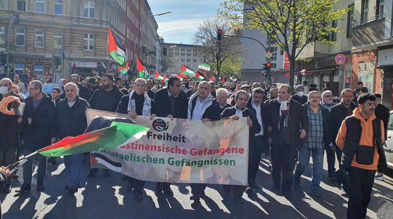هتافات لفلسطين في برلين ومواجهات مع مؤيدي الاحتلال رفضًا للعدوان على غزة