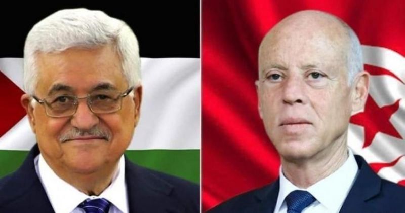 الرئيس عباس يبعث برقية تضامن إلى نظيره التونسي