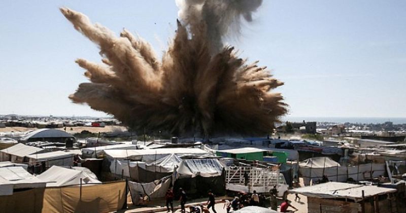 7 إصابات إحداها خطيرة جراء قصف إسرائيلي غرب خان يونس