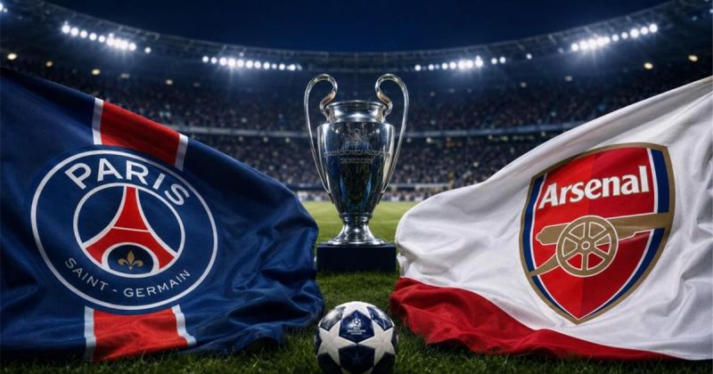 القنوات المفتوحة الناقلة لمباراة أرسنال وباريس في نهائي دوري أبطال أوروبا بث مباشر