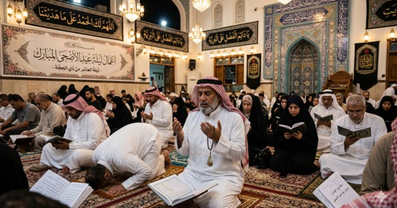 اعمال ليلة عيد الاضحى عند الشيعة ومستحباتها المأثورة
