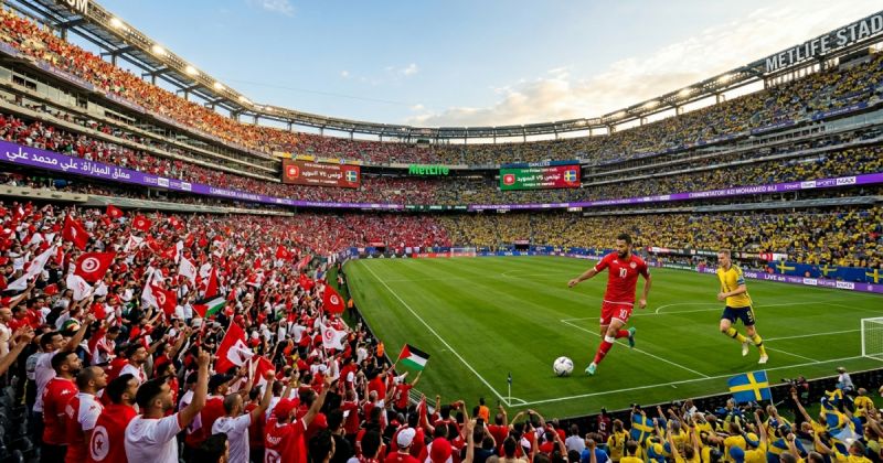 تشكيلة المنتخب التونسي ومنتخب السويد في لقاء كأس العالم 2026