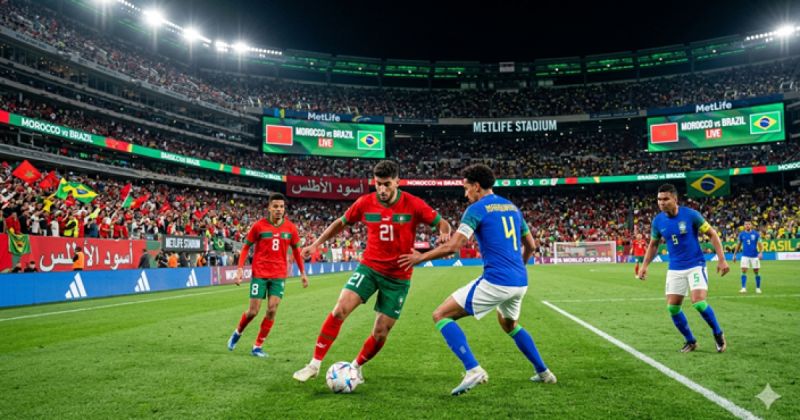 مباراة المغرب والبرازيل بث مباشر في كأس العالم 2026 - الأولى المغربية مباشر