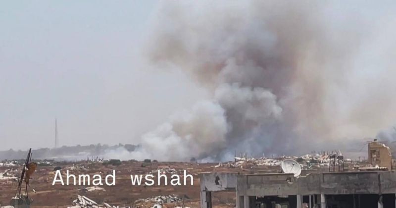 الجيش الإسرائيلي يحرق عشرات المنازل والممتلكات شرق مخيم جباليا