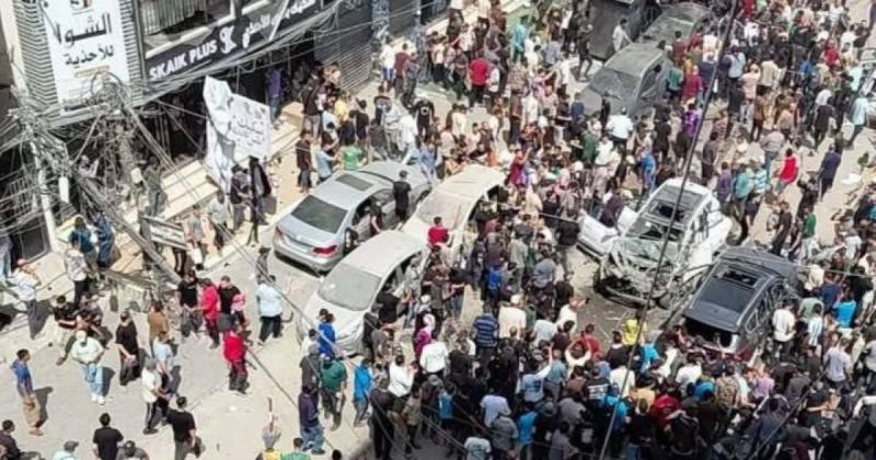 شهيدة و3 إصابات جراء استهداف الاحتلال مركبة غرب مدينة غزة