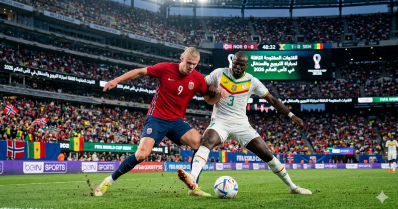 القنوات المفتوحة الناقلة لمباراة النرويج والسنغال في كأس العالم 2026