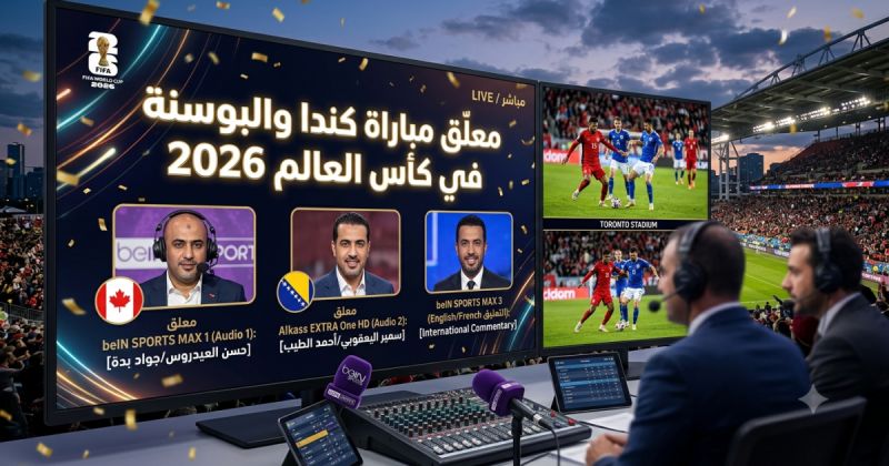 معلق مباراة كندا والبوسنة في كأس العالم 2026
