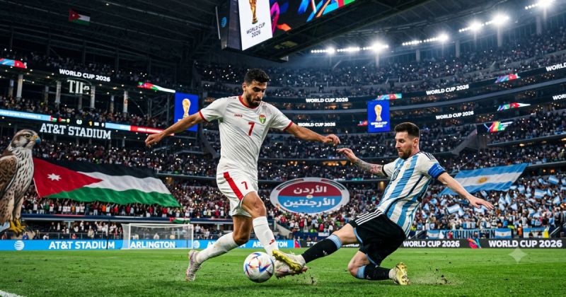 القنوات المفتوحة الناقلة لمباراة الأردن والأرجنتين في كأس العالم 2026