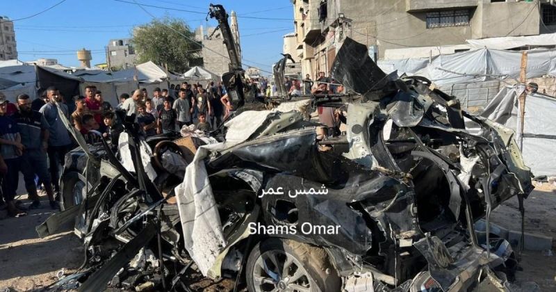 4 شهداء في قصف إسرائيلي استهدف مركبة غرب مدينة غزة