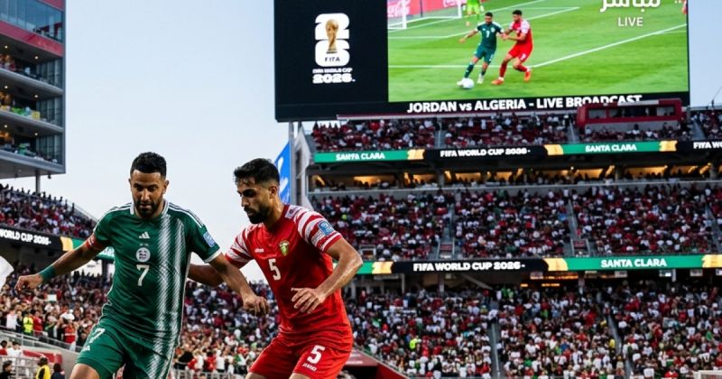 مباراة الأردن والجزائر بث مباشر على beIN SPORTS MAX 1 lIVE - كأس العالم 2026